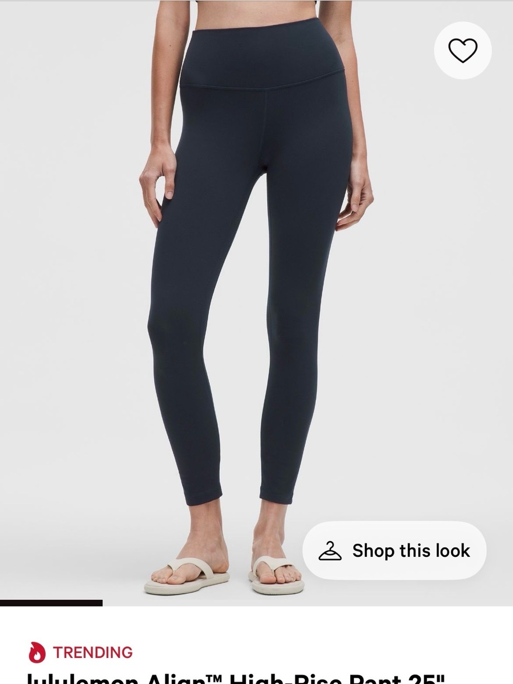 lululemon athletica Align High Rise 25”” TRUE NAVY COLOR
